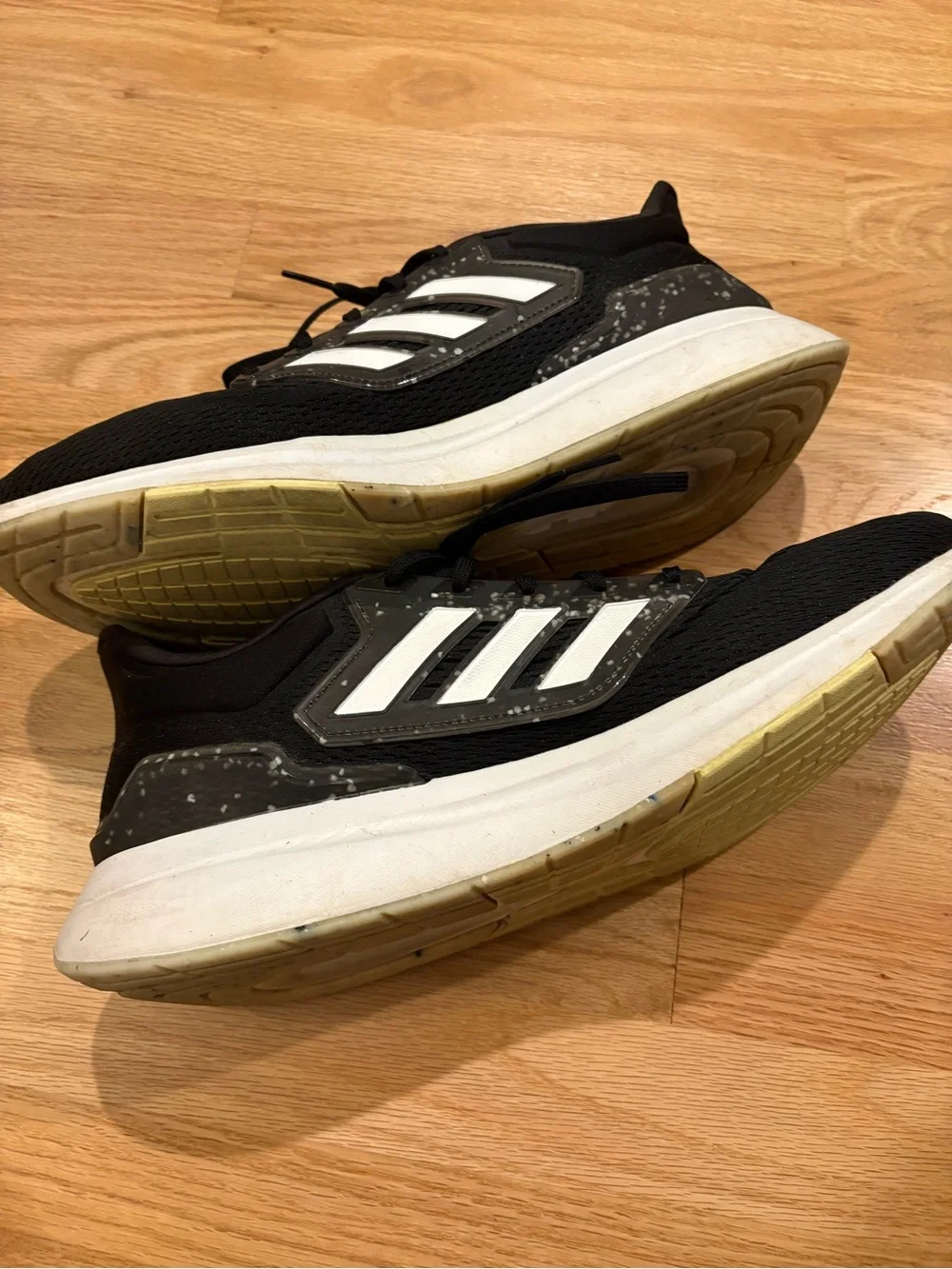 Adiddas Men’s Black 3ounce Athletic Shoes Sz 13